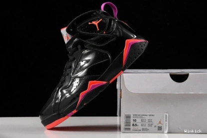 RETRO PATENT 7 JORDAN BLACK 313358-006 AIR 0927